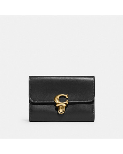 Portefeuille moyen Studio COACH C6727 Noir