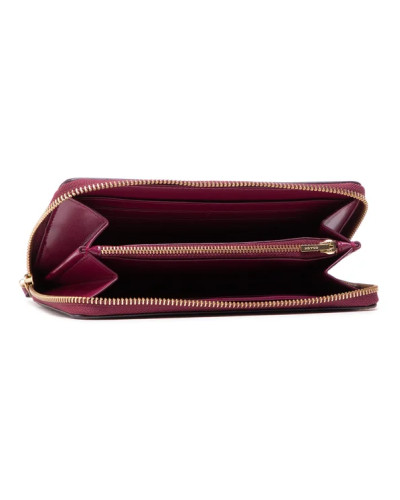 Portefeuille accordéon en jacquard exclusif COACH 5281 Rouge