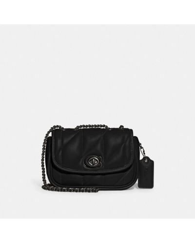 Sac Porté-épaule Pillow Madison 18 matelassé COACH CA086 Noir