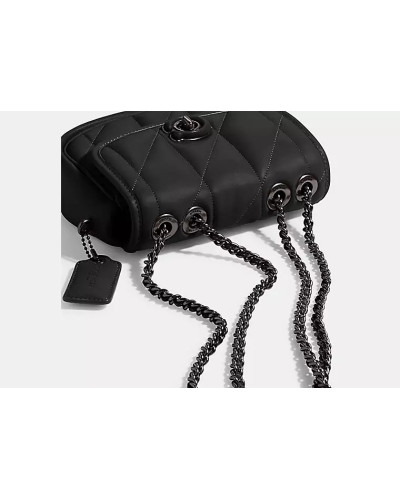 Sac Porté-épaule Pillow Madison 18 matelassé COACH CA086 Noir