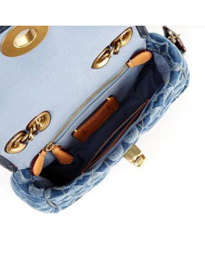 Petit Sac Porté Epaule COACH CA581 Jeans