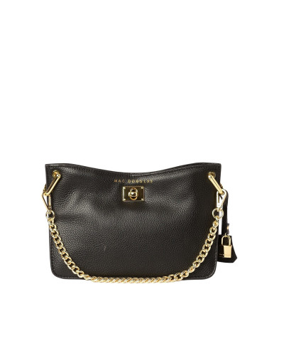 Sac bandoulière cuir Audace ROMY XS Noir