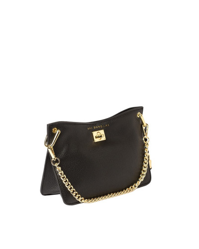 Sac bandoulière cuir Audace ROMY XS Noir