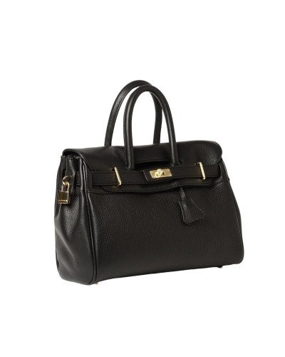 Sac à main cuir Pyla ROMY XS Noir