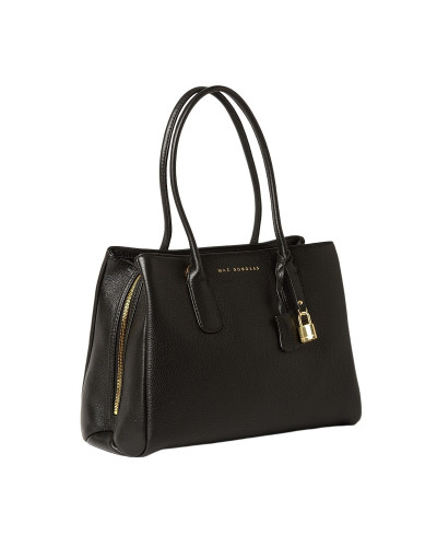 Sac porté épaule cuir Tuileries ROMY M Noir