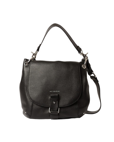 Petit Sac Besace cuir Mandalay MAGDA XS Noir