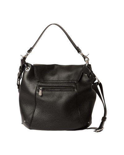 Petit Sac Besace cuir Mandalay MAGDA XS Noir