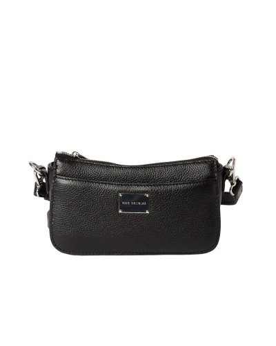 Petit sac bandoulière cuir Arc CIENNA Mini Noir