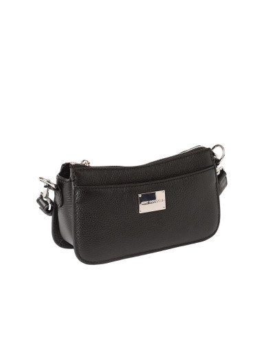 Petit sac bandoulière cuir Arc CIENNA Mini Noir