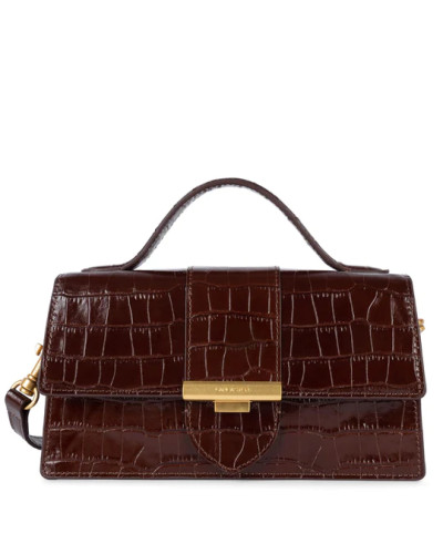 Sac Baguette EXOTIC ILY 531-013 Marron Croco