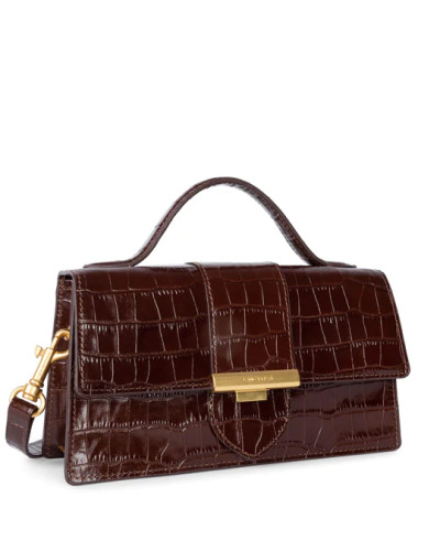 Sac Baguette EXOTIC ILY 531-013 Marron Croco