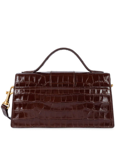 Sac Baguette EXOTIC ILY 531-013 Marron Croco