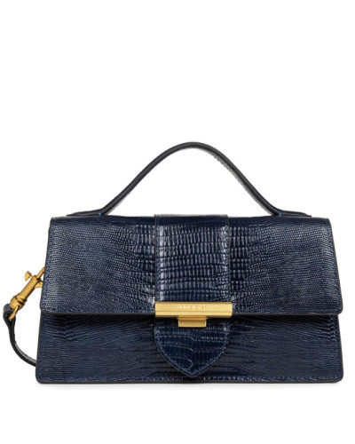 Sac Baguette EXOTIC ILY 531-013 Bleu Lézard