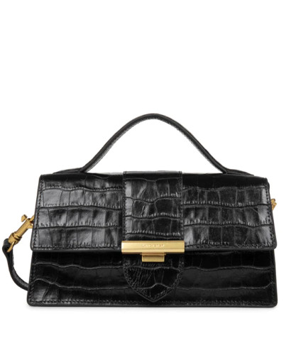 Sac Baguette EXOTIC ILY 531-013 Noir Croco