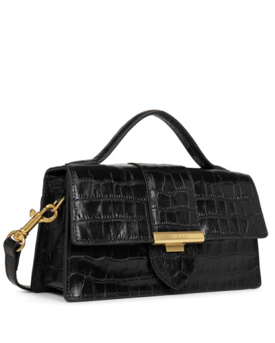 Sac Baguette EXOTIC ILY 531-013 Noir Croco