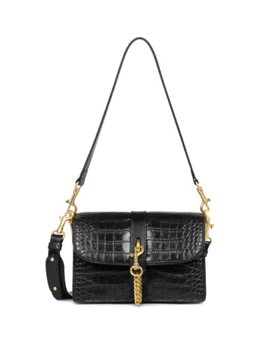 Sac Trotteur JODIE 422-28 Noir finition doré