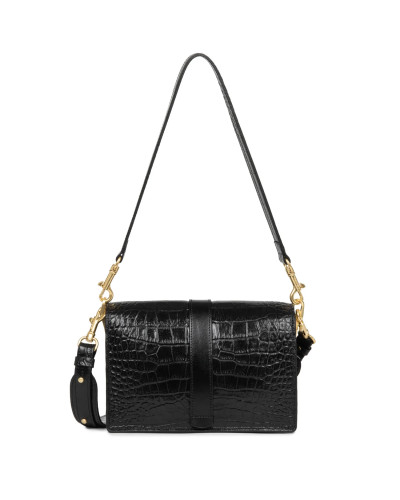 Sac Trotteur JODIE 422-28 Noir finition doré