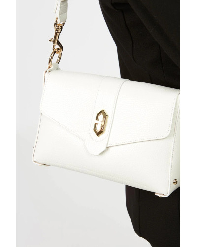 Petit Sac Trotteur FOULONNE DOUBLE 470-53 Blanc