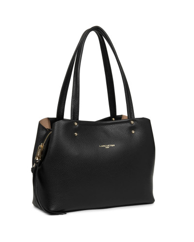 Sac Cabas Epaule FOULONNE DOUBLE 470-47 Noir