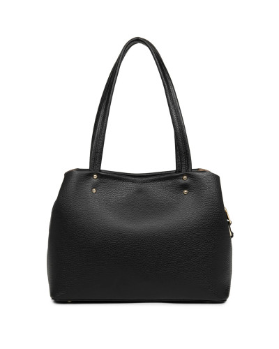 Sac Cabas Epaule FOULONNE DOUBLE 470-47 Noir