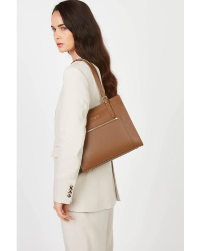 Sac Cabas Epaule FOULONNE DOUBLE 470-23 Camel