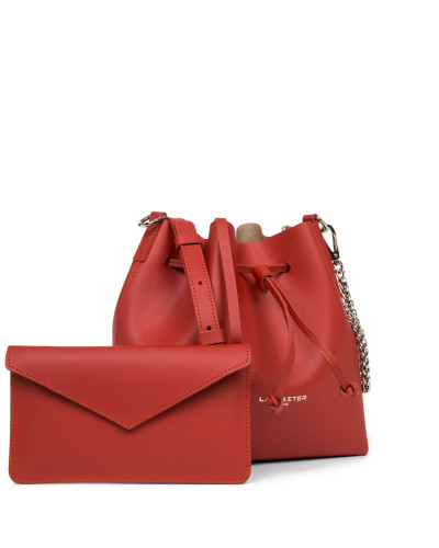 Petit Sac Bourse PUR & ELEMENT CITY 423-38 Rouge