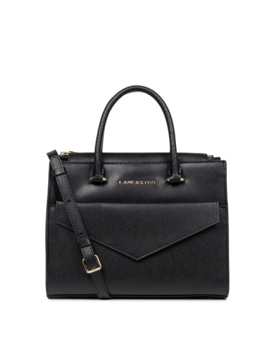 Sac à Main SAFFIANO SIGNATURE 527-10 Noir