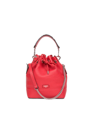 SAC Seau S NINON A10922 Rouge Lancel