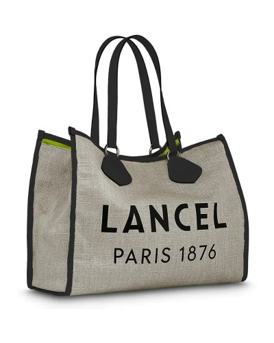 Sac Cabas L SUMMER TOTE de LANCEL A10749 Noir