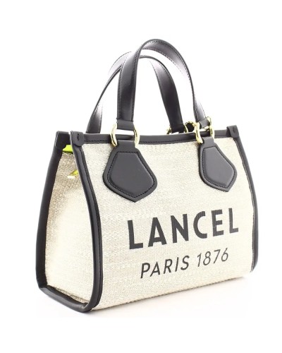 Sac Cabas SUMMER TOTE De LANCEL A12006 Naturel/Noir