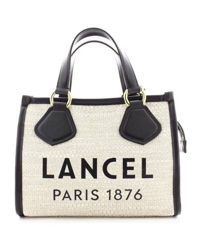 Sac Cabas SUMMER TOTE De LANCEL A12006 Naturel/Noir