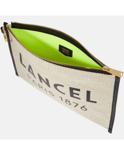 Pochette SUMMER TOTE de LANCEL A12862 Naturel/Noir