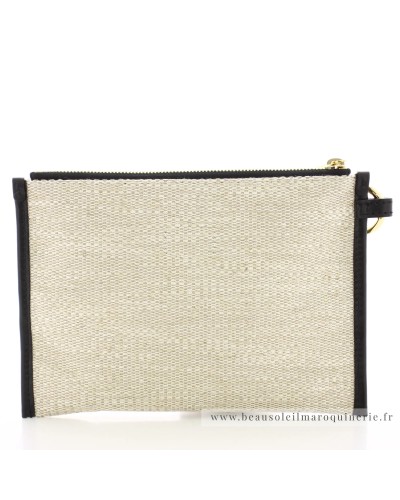 Pochette SUMMER TOTE de LANCEL A12354 Naturel/Noir