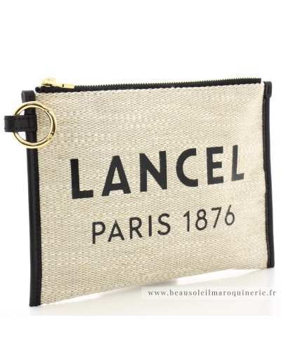 Pochette SUMMER TOTE de LANCEL A12354 Naturel/Noir