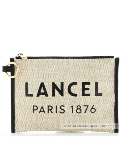 Pochette SUMMER TOTE de LANCEL A12354 Naturel/Noir