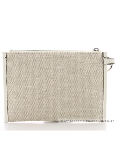 Pochette SUMMER TOTE de LANCEL A12354 Naturel/Blanc