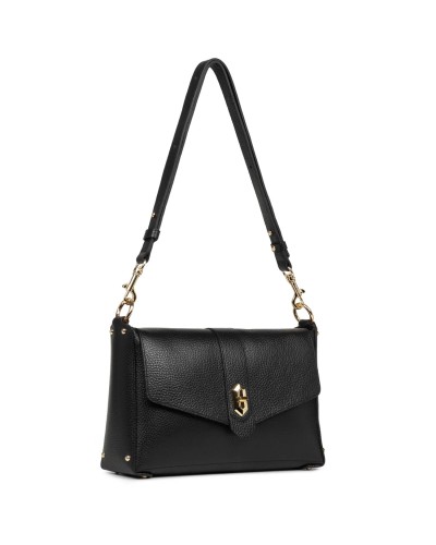 Sac Trotteur FOULONNE DOUBLE 470-54 Noir In Nude