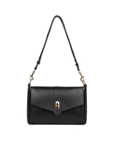 Sac Trotteur FOULONNE DOUBLE 470-54 Noir In Nude