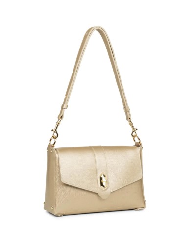 Sac Trotteur FOULONNE DOUBLE 470-54 Champagne In Nude