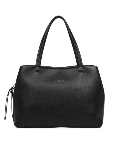 Grand Sac Cabas Epaule FOULONNE DOUBLE 470-48 Noir In Nude