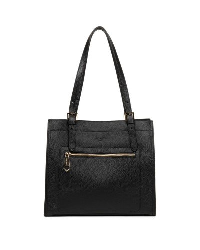 Sac Cabas Epaule FOULONNE DOUBLE 470-23 Noir In Nude