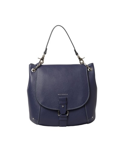 Petit Sac Besace cuir Mandalay MAGDA XS Bleu Nuit