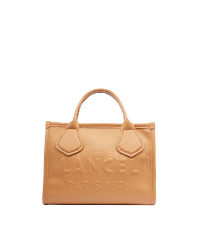 Sac Cabas zippé S JOUR DE LANCEL A12995 Camel