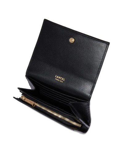 Portefeuille Compact à Rabat BILLIE DE LANCEL A12768 Noir