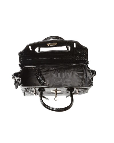 Sac Aspect Croco Pyla RYTHME Mini Noir