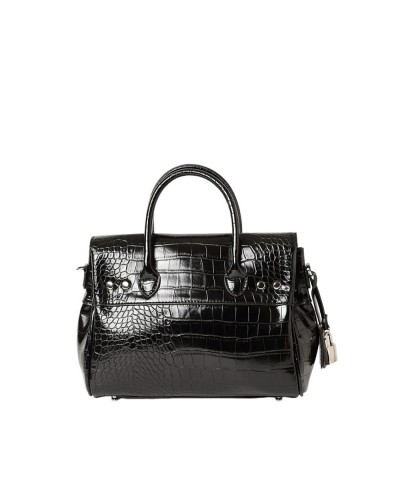 Sac Aspect Croco Pyla RYTHME Mini Noir