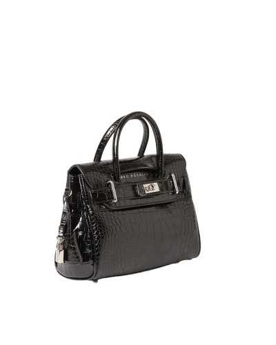 Sac Aspect Croco Pyla RYTHME Mini Noir