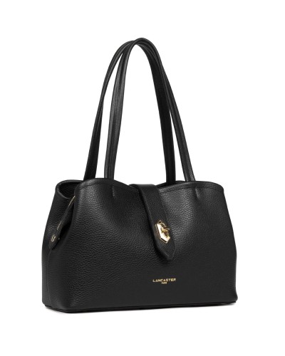 Sac Cabas Epaule TOP DOUBLE 470-68 Noir intérieur Nude