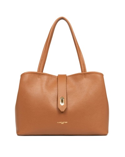 Grand Sac Cabas TOP DOUBLE 470-69 Camel intérieur Orange