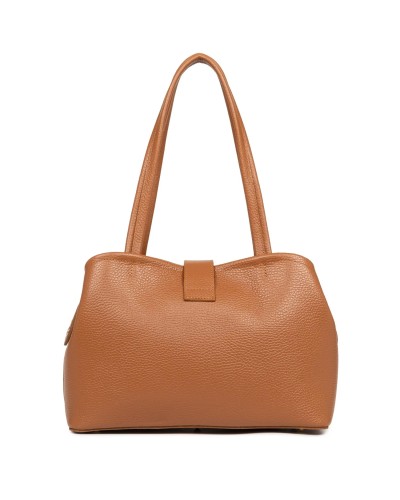 Sac Cabas Epaule TOP DOUBLE 470-68  Camel intérieur Orange